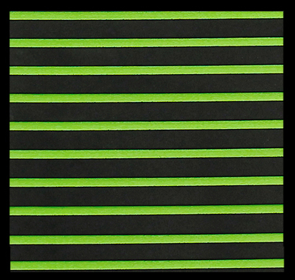 Black on Lime Green