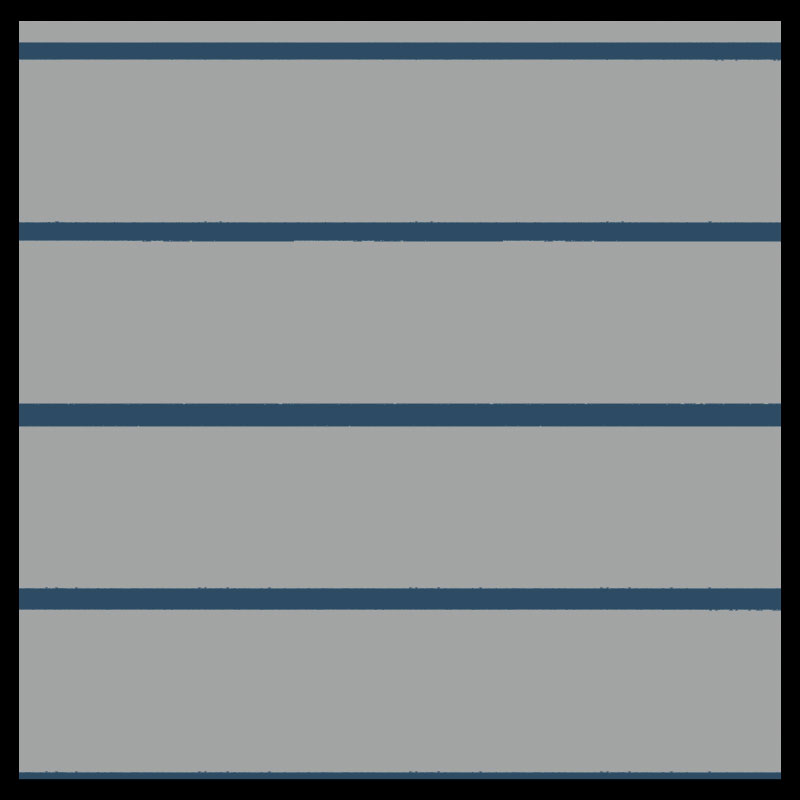 Gray on Deep Blue